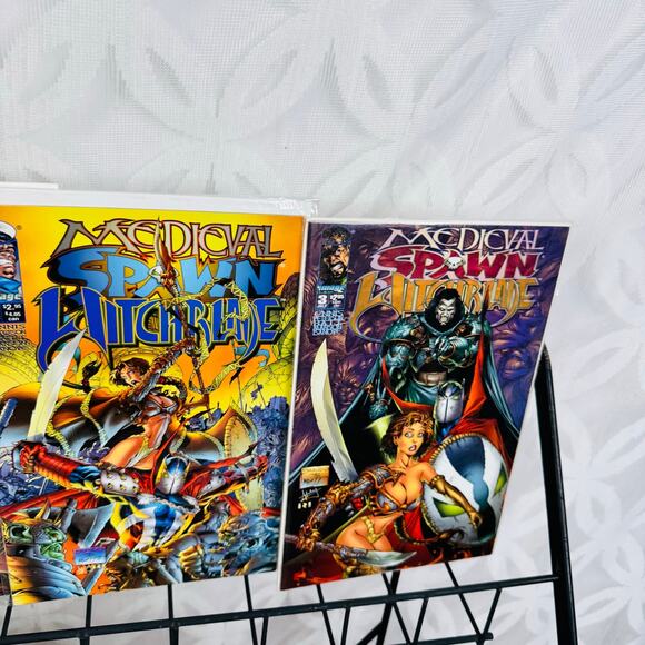 Angela Aria 1-2 Medieval Spawn Witchblade 1-3 & 2018 Spawn Witchblade 2-4 lot - Picture 4 of 6